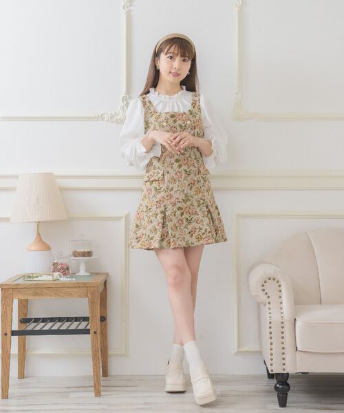 ems excite（エムズエキサイト）の「【セットアイテム】JSK＆BLセット（ワンピース・レディース・ホワイト系その他/ブラック系その他・FREE）」の4枚目の写真