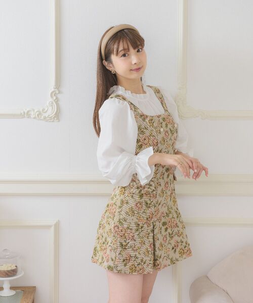 ems excite（エムズエキサイト）の「【セットアイテム】JSK＆BLセット（ワンピース・レディース・ホワイト系その他/ブラック系その他・FREE）」の8枚目の写真