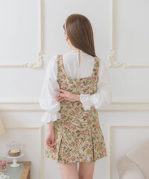 ems excite（エムズエキサイト）の「【セットアイテム】JSK＆BLセット（ワンピース・レディース・ホワイト系その他/ブラック系その他・FREE）」の9枚目の写真