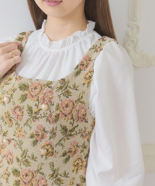 ems excite（エムズエキサイト）の「【セットアイテム】JSK＆BLセット（ワンピース・レディース・ホワイト系その他/ブラック系その他・FREE）」の11枚目の写真