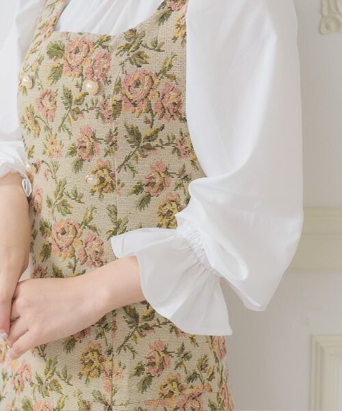 ems excite（エムズエキサイト）の「【セットアイテム】JSK＆BLセット（ワンピース・レディース・ホワイト系その他/ブラック系その他・FREE）」の12枚目の写真