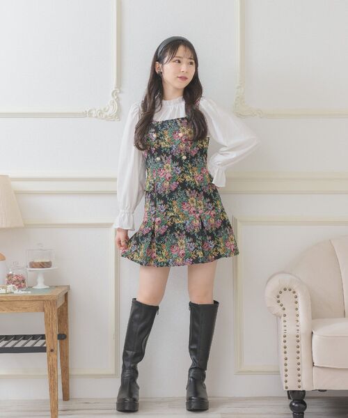 ems excite（エムズエキサイト）の「【セットアイテム】JSK＆BLセット（ワンピース・レディース・ホワイト系その他/ブラック系その他・FREE）」の17枚目の写真