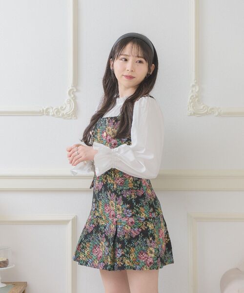 ems excite（エムズエキサイト）の「【セットアイテム】JSK＆BLセット（ワンピース・レディース・ホワイト系その他/ブラック系その他・FREE）」の22枚目の写真