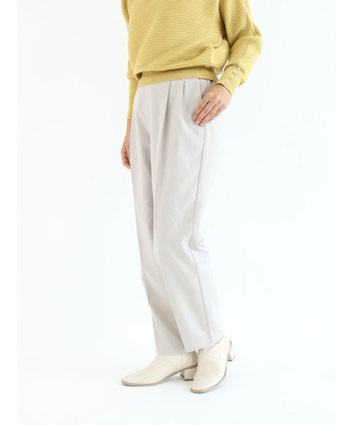 Te chichi TERRASSE（テチチテラス）の「【イージーケア&ストレッチ】テーパードパンツ（その他パンツ・レディース・グレー/グリーン/パープル/ブラック・ﾌﾘ-）」の17枚目の写真