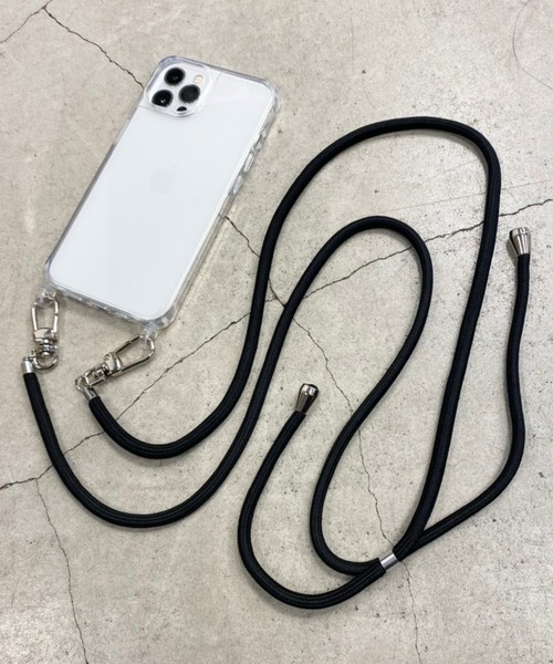 WEGO（ウィゴー）の「WEGO/細ロープストラップ（スマホグッズ・レディース・グリーン/ベージュ/オレンジ/ブラック/グレー系その他4/ホワイト系その他4/ブルー系その他/ライトピンク・FREE）」の3枚目の写真