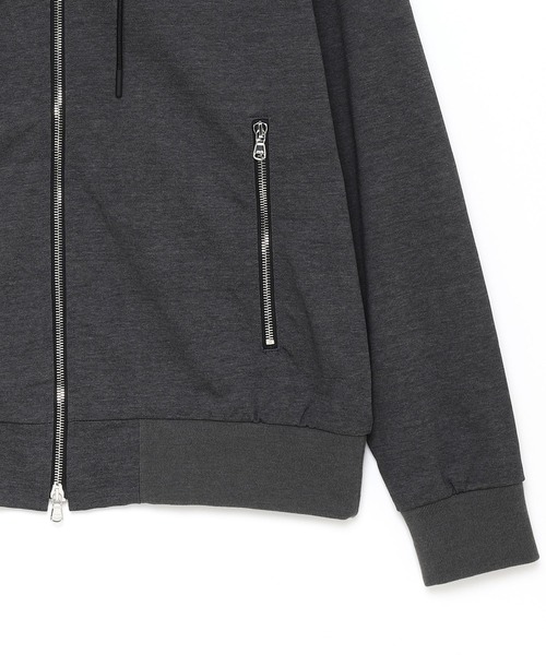 H.I.P. by SOLIDO（エイチアイピーバイソリード）の「H.I.P. by SOLIDO(エイチアイピー バイ ソリード) COTTON POLYESTER DOZUME TENJIKU HOODIE（パーカー・メンズ・チャコールグレー/ブラック・2/3/1）」の4枚目の写真