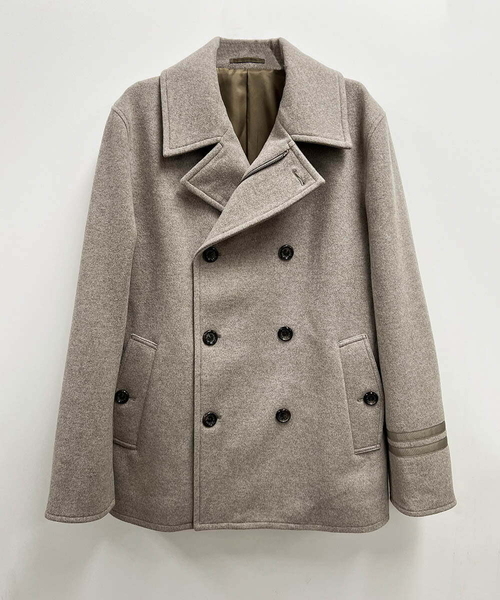 MICHEL KLEIN HOMME (ミッシェルクランオム)の「ピーコート(ピーコート・メンズ・ブラック/ベージュ・MEDIUM/X-LARGE/LARGE)」の5枚目の写真