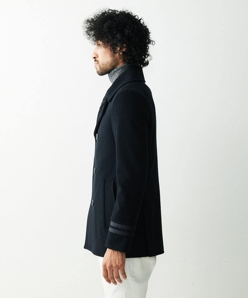 MICHEL KLEIN HOMME (ミッシェルクランオム)の「ピーコート(ピーコート・メンズ・ブラック/ベージュ・MEDIUM/X-LARGE/LARGE)」の10枚目の写真