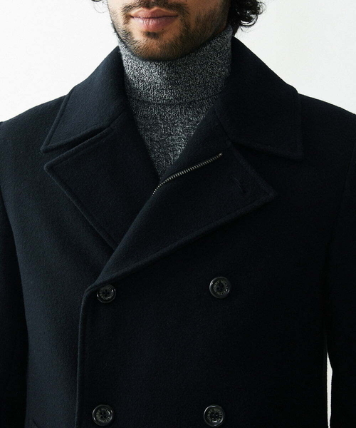 MICHEL KLEIN HOMME (ミッシェルクランオム)の「ピーコート(ピーコート・メンズ・ブラック/ベージュ・MEDIUM/X-LARGE/LARGE)」の12枚目の写真