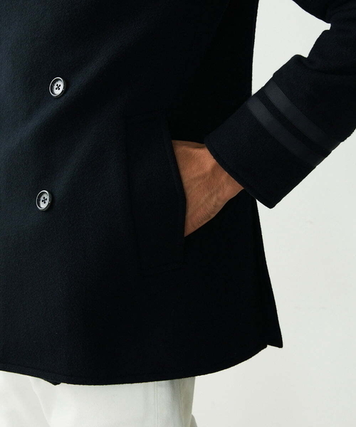 MICHEL KLEIN HOMME (ミッシェルクランオム)の「ピーコート(ピーコート・メンズ・ブラック/ベージュ・MEDIUM/X-LARGE/LARGE)」の14枚目の写真