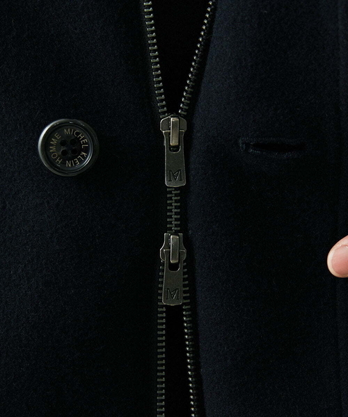 MICHEL KLEIN HOMME (ミッシェルクランオム)の「ピーコート(ピーコート・メンズ・ブラック/ベージュ・MEDIUM/X-LARGE/LARGE)」の16枚目の写真