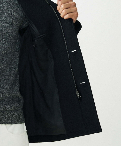 MICHEL KLEIN HOMME (ミッシェルクランオム)の「ピーコート(ピーコート・メンズ・ブラック/ベージュ・MEDIUM/X-LARGE/LARGE)」の17枚目の写真