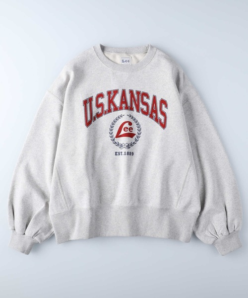 Lee（リー）の「【Lee】カレッジスウェット（スウェット・レディース・グレー・M/L）」の5枚目の写真
