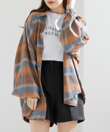 DAY CLOSET | レディース オーバーサイズチェック柄ネルシャツ(シャツ/ブラウス)