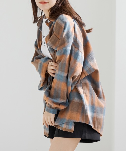 新品✨DENIM&DUNGAREE ムラチェックシャツ ネルシャツ 2023AW 楽天市場】チェック柄 ネルシャツ ブラウス 秋 シャツ チェック
