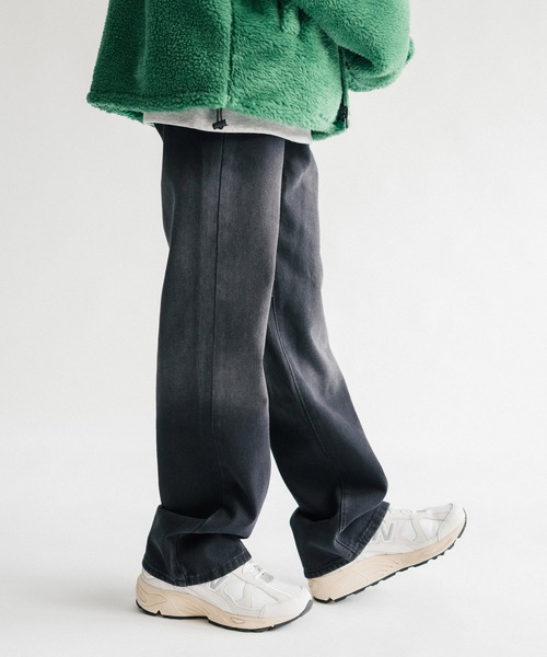 Ressaca（レサーカ）の「グラデーション ルーズストレート ブラックデニムパンツ（デニムパンツ・レディース・ブラック・S/M/L）」の16枚目の写真