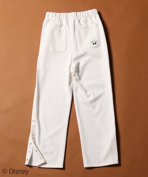 PAGEBOY（ページボーイ）の「WEB限定アイテム / Mickey / 裏毛パンツ（スウェットパンツ・レディース・オフホワイト/ブルー/ブラック・FREE）」の8枚目の写真