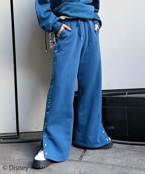 PAGEBOY（ページボーイ）の「WEB限定アイテム / Mickey / 裏毛パンツ（スウェットパンツ・レディース・オフホワイト/ブルー/ブラック・FREE）」の18枚目の写真