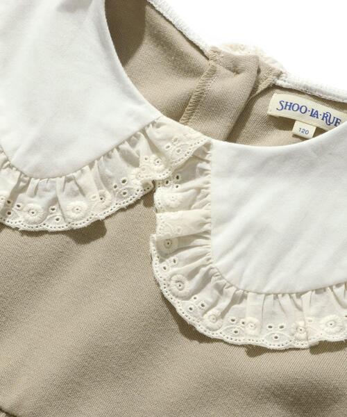 SHOO・LA・RUE(シューラルー)の「◆【110-140cm/プチセレ】衿レースポンチワンピース(ワンピース・キッズ・ベージュ/ブラック/ブラック系7・11/12/13/14)」の10枚目の写真