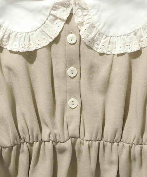 SHOO・LA・RUE(シューラルー)の「◆【110-140cm/プチセレ】衿レースポンチワンピース(ワンピース・キッズ・ベージュ/ブラック/ブラック系7・11/12/13/14)」の11枚目の写真