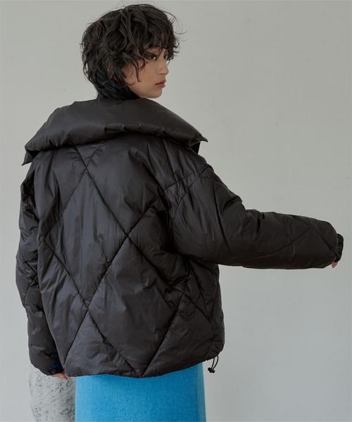 miette（ミエット）の「キルティング中綿ビッグカラーダウン（ダウン