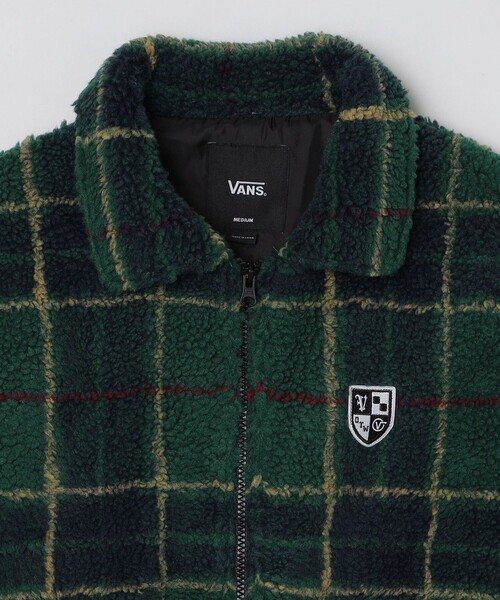 VANS（バンズ）の「*【SHIPS限定】VANS: SCHOOLDAY RPF JKT ボア フリース ブルゾン（ブルゾン・メンズ・グリーン/ベージュ・SMALL/MEDIUM/LARGE）」の6枚目の写真