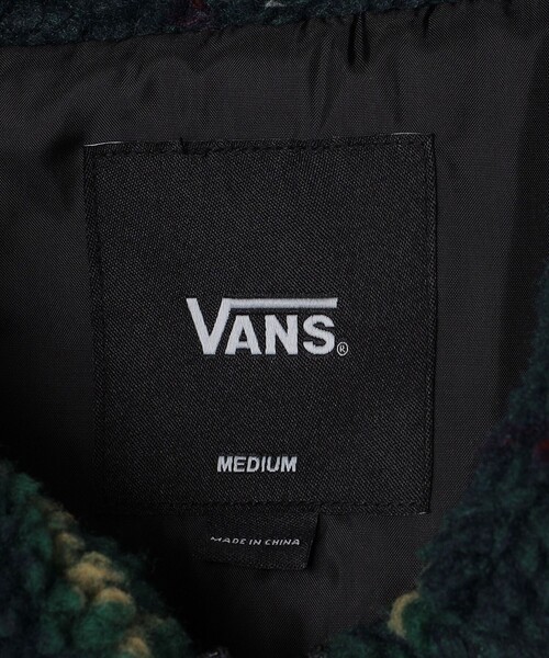 VANS（バンズ）の「*【SHIPS限定】VANS: SCHOOLDAY RPF JKT ボア フリース ブルゾン（ブルゾン・メンズ・グリーン/ベージュ・SMALL/MEDIUM/LARGE）」の10枚目の写真