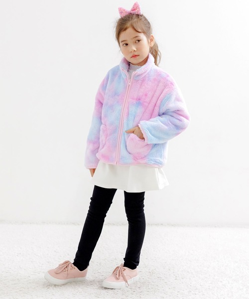 Bee des Bee（ビーデスビー）の「マーブルカラー ハートポケットアウター（その他アウター・キッズ・ピンク系・110cm/140cm/100cm/130cm/120cm/150cm）」の5枚目の写真