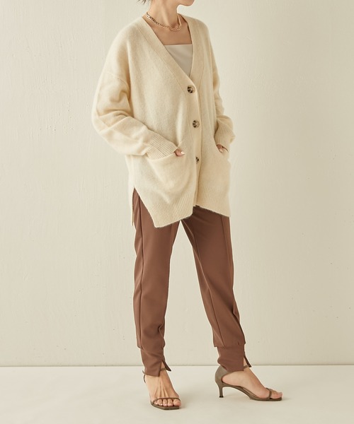 COLLAGE GALLARDAGALANTE(コラージュガリャルダガランテ)の「数量限定/フォックスカーデ(カーディガン/ボレロ・レディース・ブルー/モカ/ホワイト・FREE)」の12枚目の写真