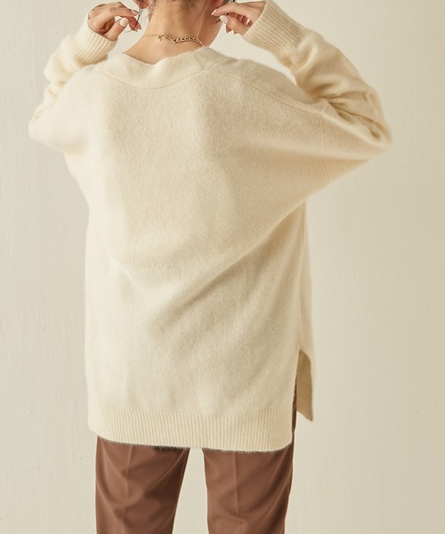 COLLAGE GALLARDAGALANTE(コラージュガリャルダガランテ)の「数量限定/フォックスカーデ(カーディガン/ボレロ・レディース・ブルー/モカ/ホワイト・FREE)」の11枚目の写真