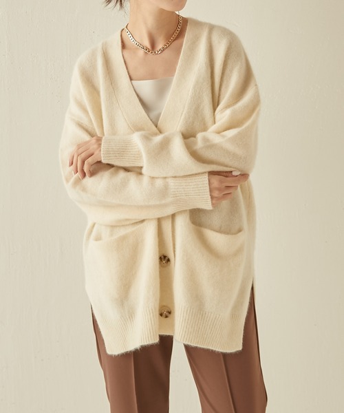 COLLAGE GALLARDAGALANTE(コラージュガリャルダガランテ)の「数量限定/フォックスカーデ(カーディガン/ボレロ・レディース・ブルー/モカ/ホワイト・FREE)」の15枚目の写真