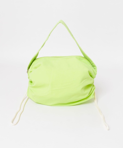 KBF(ケイビーエフ)の「ドロストショルダーBAG(ショルダーバッグ・レディース・アイボリー/グリーン/ブラック・ONE)」の13枚目の写真