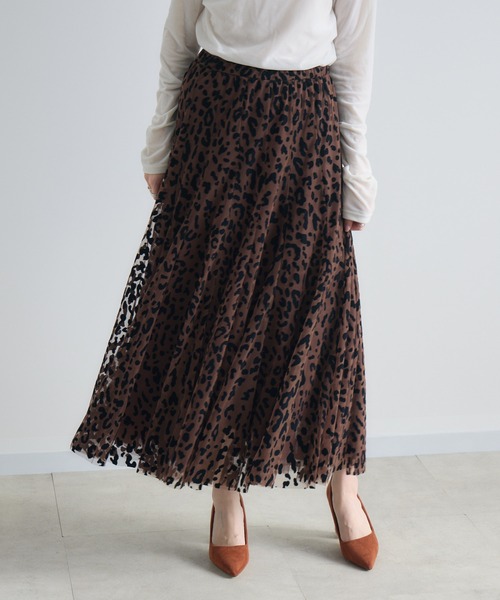 TRANOI. レオパードチュールスカート（スカート）｜Paradise Picnic