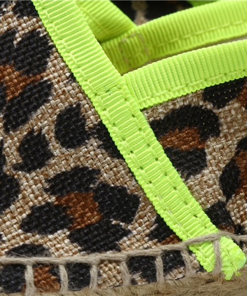 GAIMO（ガイモ）の「(GAIMO ESPADRILLES)ALPARGATA/RIB TROPICO G.G. ANIMAL ESPADRILLE[スリッポン]（スリッポン・レディース・レオパード・35/38/39/36/37）」の8枚目の写真