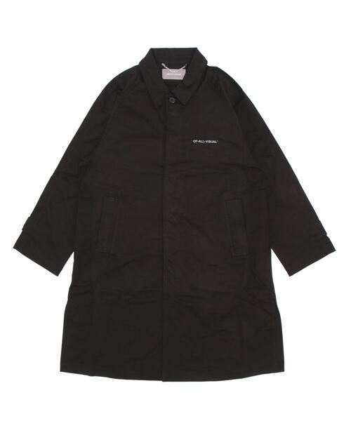 A4A（エーフォーエー）の「A4A/エーフォーエー/GRAPHIC COAT（ステンカラーコート・メンズ・ベージュ/ブラック・M/L）」の4枚目の写真