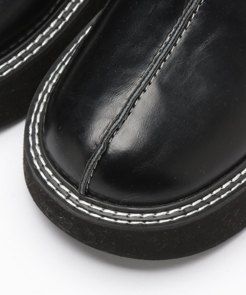 PAGEBOY（ページボーイ）の「モードクロッグシューズ（サンダル・レディース・ブラック/オフホワイト・M/L）」の8枚目の写真