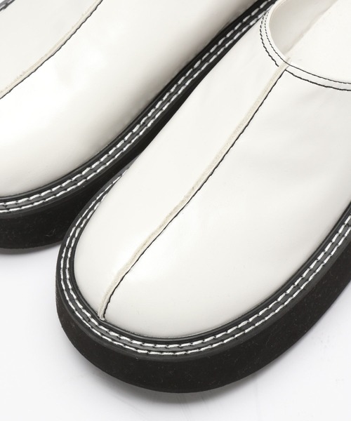 PAGEBOY（ページボーイ）の「モードクロッグシューズ（サンダル・レディース・ブラック/オフホワイト・M/L）」の12枚目の写真