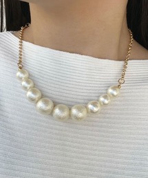 ｺｯﾄﾝﾊﾟｰﾙ多連ﾈｯｸﾚｽ