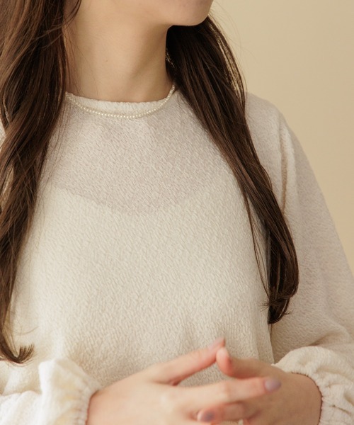 flower（フラワー）の「バンピートップ（Tシャツ/カットソー・レディース・アイボリー/ホワイト・FREE）」の17枚目の写真