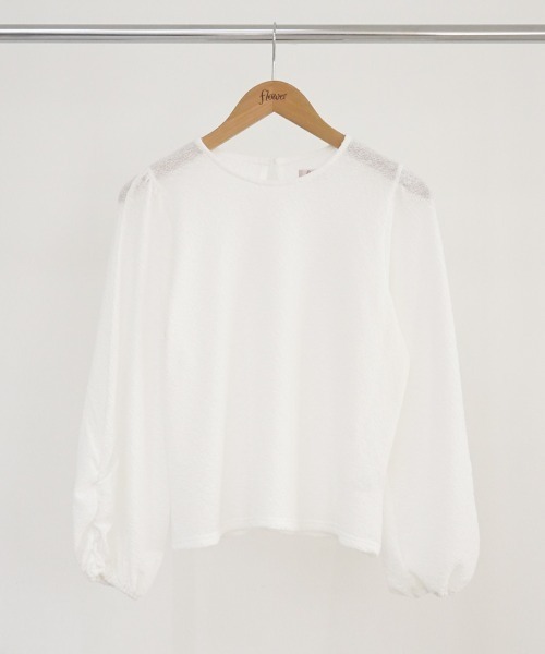 flower（フラワー）の「バンピートップ（Tシャツ/カットソー・レディース・アイボリー/ホワイト・FREE）」の16枚目の写真