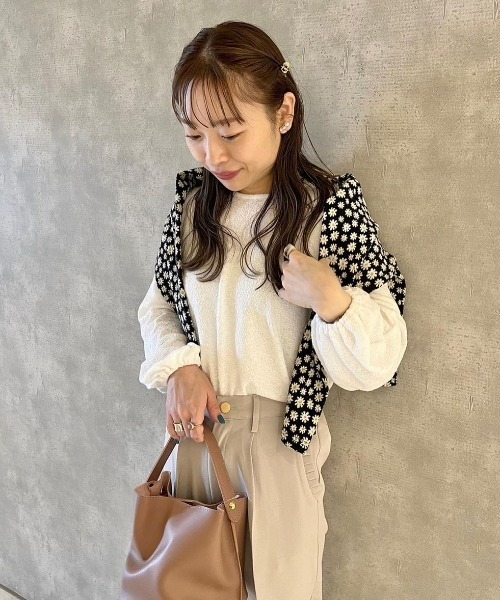 flower（フラワー）の「バンピートップ（Tシャツ/カットソー・レディース・アイボリー/ホワイト・FREE）」の10枚目の写真