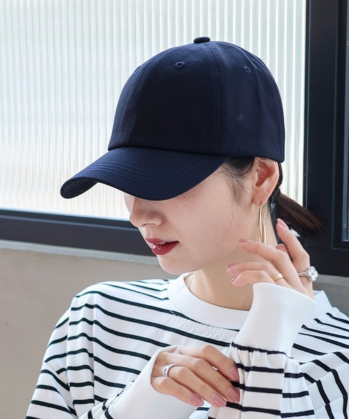 VitaFelice（ヴィータフェリーチェ）の「【完全遮光100％】 綿100％シンプル無地キャップ 接触冷感 選べる3サイズ 深め つば長め（キャップ・レディース・ブラック/アイボリー/ブルーグレー/チャコールグレー/ベージュ/ベージュ系その他/ベージュ系その他2/ネイビー・MEDIUM/SMALL/LARGE）」の8枚目の写真