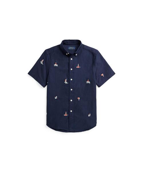 ラルフローレン コットン ショートスリーブシャツ L相当