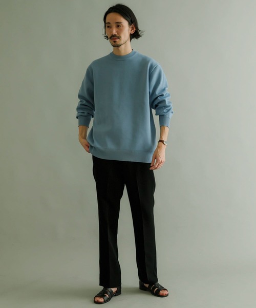 URBAN RESEARCH（アーバンリサーチ）の「SOLOTEXニットプルオーバー（ニット/セーター・メンズ・チャコールグレー/ライトブルー/ベージュ・MEDIUM/LARGE）」の12枚目の写真