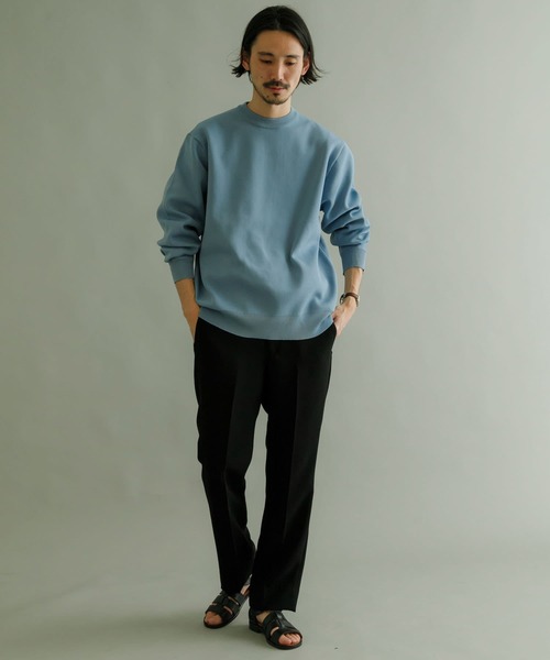 URBAN RESEARCH（アーバンリサーチ）の「SOLOTEXニットプルオーバー（ニット/セーター・メンズ・チャコールグレー/ライトブルー/ベージュ・MEDIUM/LARGE）」の20枚目の写真