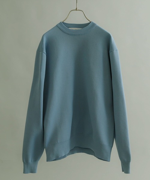 URBAN RESEARCH（アーバンリサーチ）の「SOLOTEXニットプルオーバー（ニット/セーター・メンズ・チャコールグレー/ライトブルー/ベージュ・MEDIUM/LARGE）」の7枚目の写真