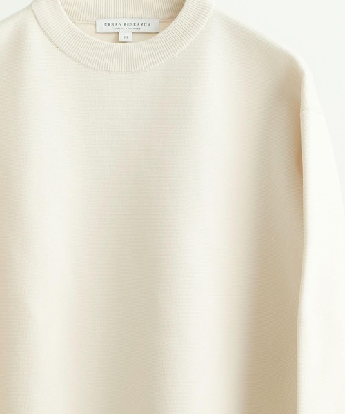 URBAN RESEARCH（アーバンリサーチ）の「SOLOTEXニットプルオーバー（ニット/セーター・メンズ・チャコールグレー/ライトブルー/ベージュ・MEDIUM/LARGE）」の18枚目の写真