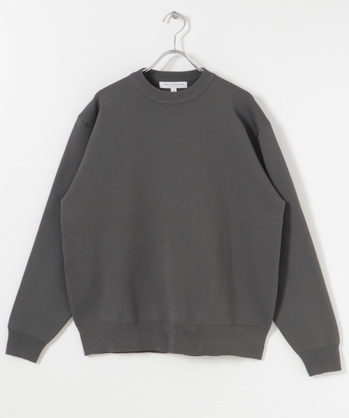 URBAN RESEARCH（アーバンリサーチ）の「SOLOTEXニットプルオーバー（ニット/セーター・メンズ・チャコールグレー/ライトブルー/ベージュ・MEDIUM/LARGE）」の21枚目の写真