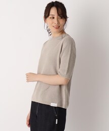 リサイクルコットン ホールガーメント（R）五分袖プルオーバー