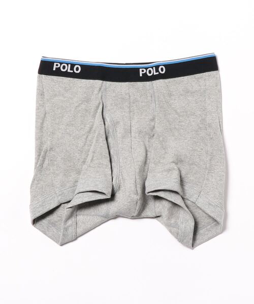 GUNZE（グンゼ）の「POLO BCS/ポロ ビーシーエス ボクサーパンツ ブランドロゴ（ボクサーパンツ・メンズ・ネイビー/ブラック/杢グレー・MEDIUM/X-LARGE/LARGE）」の2枚目の写真